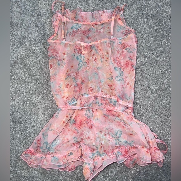 Forever 21 Sheer Floral Romper - Picture 3 of 4